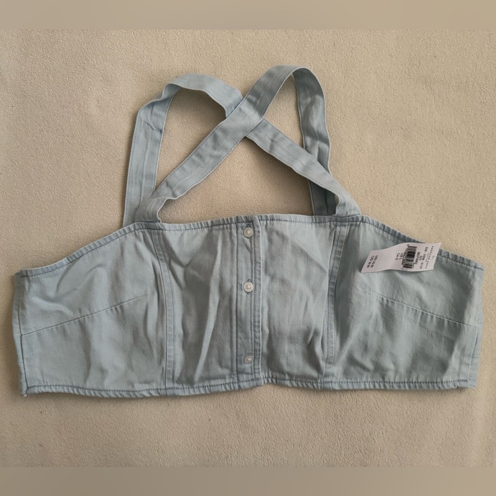 AMERICAN EAGLE BUTTON UP TIE BACK TANK TOP